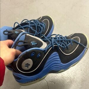 Nike Air Penny Blue Black Sneakers